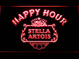 Stella Artois Beer Happy Hour Bar LED Sign - Red - TheLedHeroes