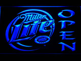 Miller Lite Beer OPEN Bar LED Sign - Blue - TheLedHeroes