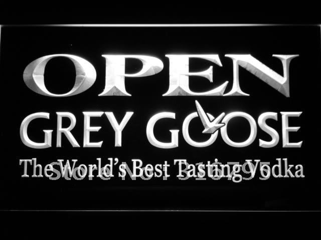 Grey Goose Vodka OPEN Bar LED Sign -  - TheLedHeroes