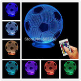 Soccer Ball 3D LED LAMP -  - TheLedHeroes