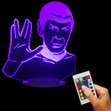 Mr.Spock 3D LED LAMP -  - TheLedHeroes