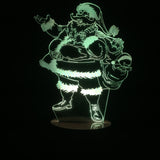 Santa Claus 3D LED LAMP -  - TheLedHeroes