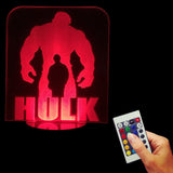 The Incredible HULK 3D LED LAMP -  - TheLedHeroes