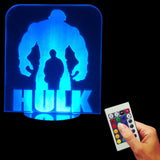 The Incredible HULK 3D LED LAMP -  - TheLedHeroes