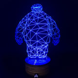 Big Baymax 3D LED LAMP -  - TheLedHeroes