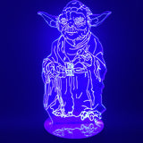 Master Yoda 3D LED LAMP -  - TheLedHeroes