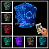 Poker And Dice 3D LED LAMP -  - TheLedHeroes