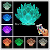 Lotus Flower 3D LED LAMP -  - TheLedHeroes
