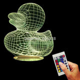 Duck 3D LED LAMP -  - TheLedHeroes