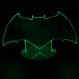 Batman Logo 3D LED LAMP -  - TheLedHeroes