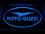 Moto Guzzi Motorcycle LED Sign - Blue - TheLedHeroes