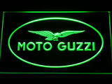 Moto Guzzi Motorcycle LED Sign - Green - TheLedHeroes