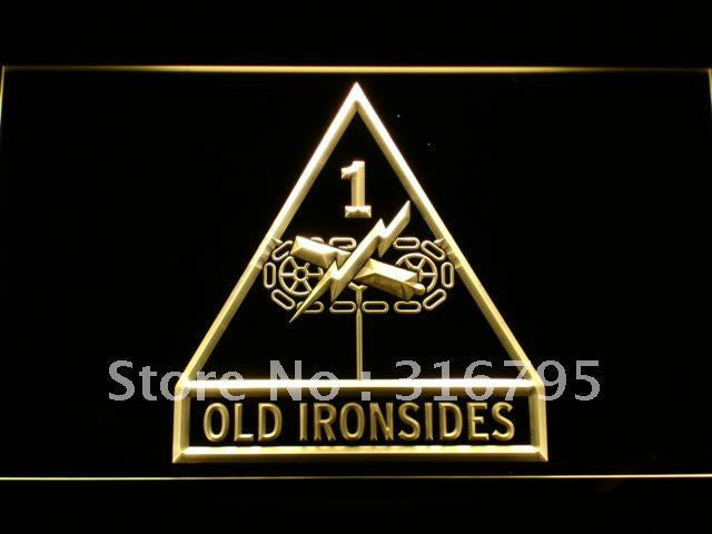 US Army 1st First Armored Division LED Sign - Multicolor - TheLedHeroes