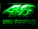 Valentino Rossi The Doctor 46 LED Sign - Green - TheLedHeroes