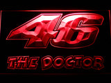 Valentino Rossi The Doctor 46 LED Sign - Red - TheLedHeroes