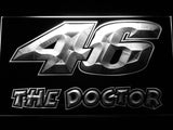 Valentino Rossi The Doctor 46 LED Sign - White - TheLedHeroes