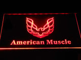 FREE American Muscle Cars 2 LED Sign - Red - TheLedHeroes