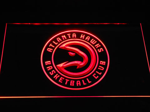 FREE Atlanta Hawks 2 LED Sign - Red - TheLedHeroes