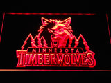 Minnesota Timberwolves 2 LED Sign - Red - TheLedHeroes