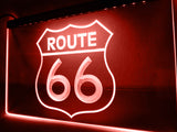 FREE Route 66 Mother Road LED Sign - Red - TheLedHeroes
