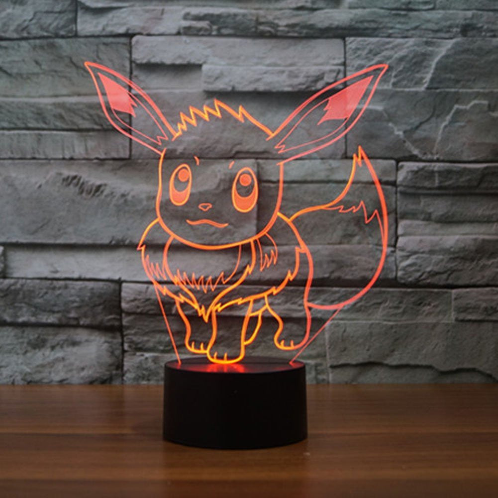 Eevee Pokemon 3D LED LAMP -  - TheLedHeroes