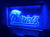 FREE New England Patriots LED Sign - Blue - TheLedHeroes