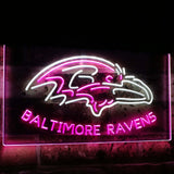 Baltimore Ravens Dual Color Led Sign -  - TheLedHeroes