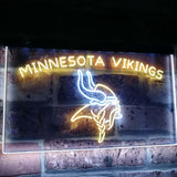 Minnesota Vikings Dual Color Led Sign -  - TheLedHeroes