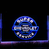 Chevrolet Super Service Dual Color Led Sign -  - TheLedHeroes