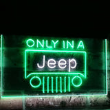 Only in a Jeep Dual Color Led Sign -  - TheLedHeroes