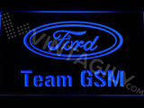 Ford Team GSM LED Neon Sign Electrical - Blue - TheLedHeroes
