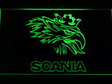 FREE Scania 2 LED Sign - Green - TheLedHeroes