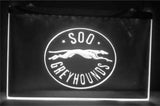 FREE Soo Greyhound LED Sign - White - TheLedHeroes