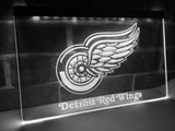 Detroit Red Wings LED Sign - White - TheLedHeroes