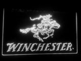 FREE Winchester Firearms Gun Logo LED Sign - White - TheLedHeroes