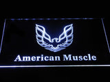 FREE American Muscle Cars 2 LED Sign - White - TheLedHeroes