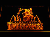 FREE Minnesota Timberwolves 2 LED Sign - Yellow - TheLedHeroes