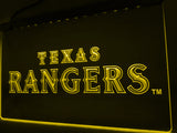 FREE Texas Rangers (4) LED Sign - Yellow - TheLedHeroes