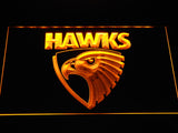 FREE Hawthorn Football Club LED Sign - Yellow - TheLedHeroes