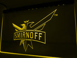 FREE Smirnoff Vodka Wine Beer Bar LED Sign - Yellow - TheLedHeroes