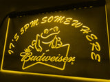 FREE Budweiser Frog It's 5pm Somewhere LED Sign - Yellow - TheLedHeroes