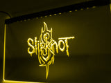 FREE Slipknot Band Logo Rock n Roll LED Sign - Yellow - TheLedHeroes
