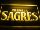 FREE Sagres Cerveja LED Sign - Yellow - TheLedHeroes