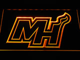 FREE Miami Heat 2 LED Sign - Yellow - TheLedHeroes