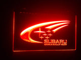 FREE Subaru (2) LED Sign - Orange - TheLedHeroes